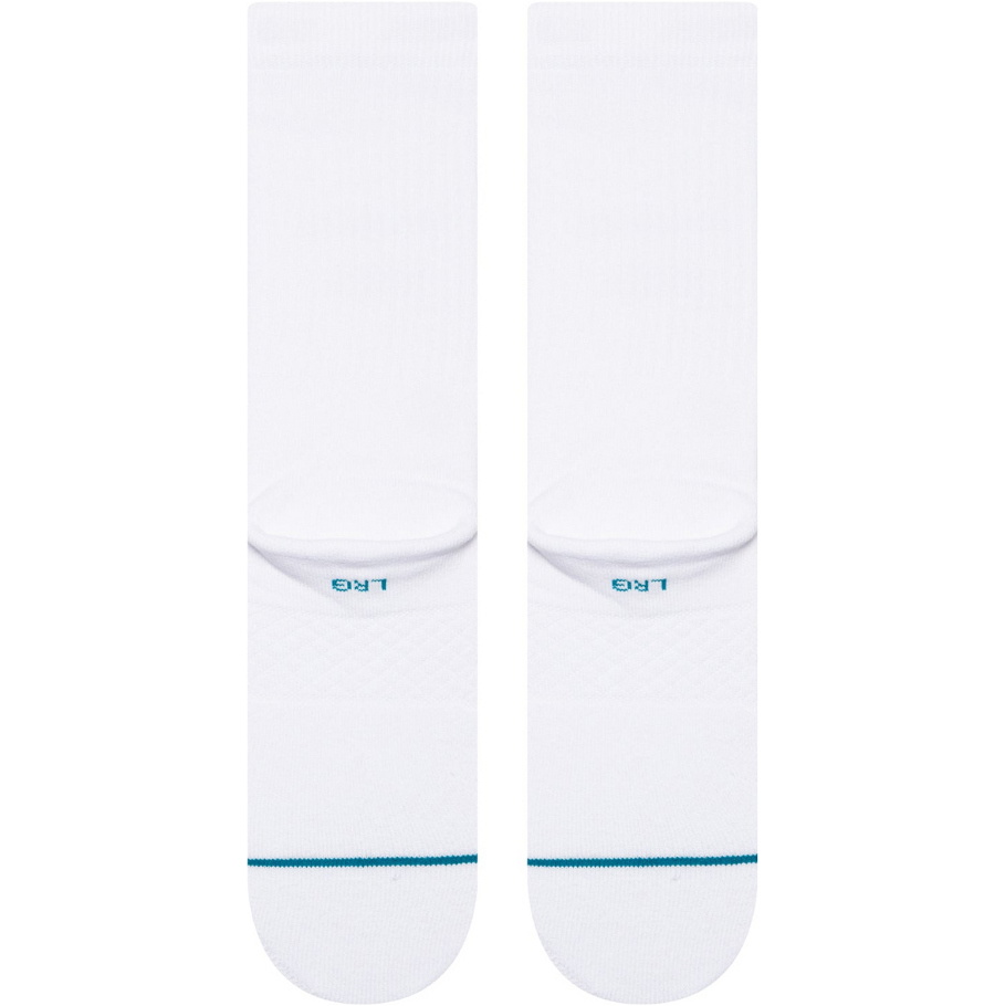 2026 Stance Unisex Icon Crew Sock M311D14ICO - White / Black